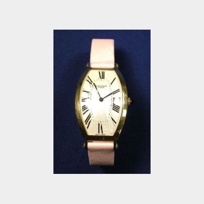 Lady&#39;s 18kt Gold Wristwatch, Cartier Paris