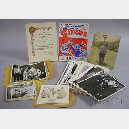 Collection of 1940s and 50s Shriner's Circus Related Photographs