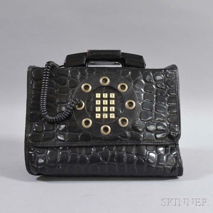 Black Telephone Handbag