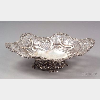Victorian Reticulated Silver Basket