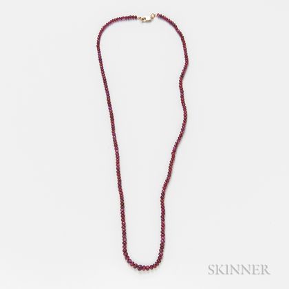 Ruby Bead Necklace