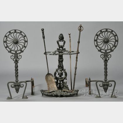 Assembled Group of Fireplace Equipment