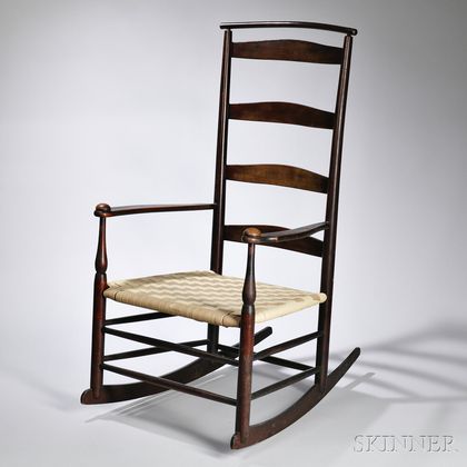 Shaker Production "6" Armed Rocking Chair