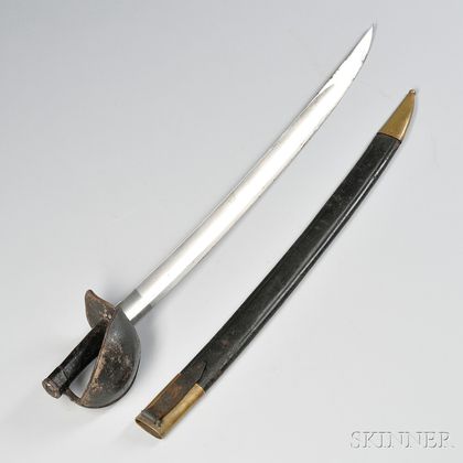 French Model 1833 Cutlass and Scabbard