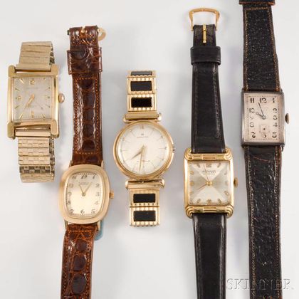 Five Vintage Lady's Wristwatches