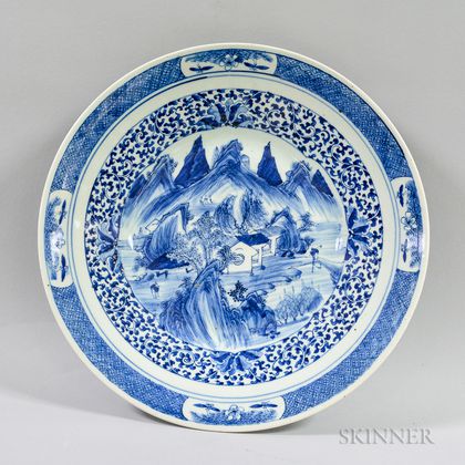 Chinese Blue and White Ceramic Charger