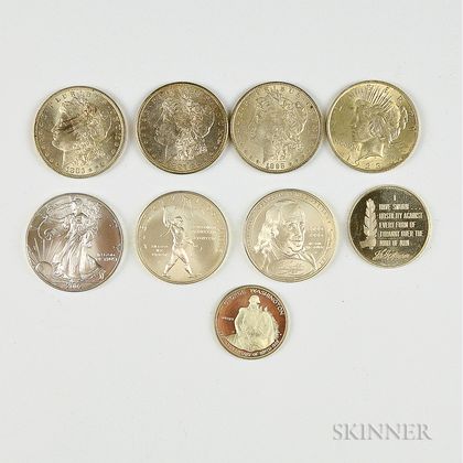 Eight Silver Dollars and Rounds
