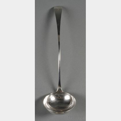 George III Silver Soup Ladle