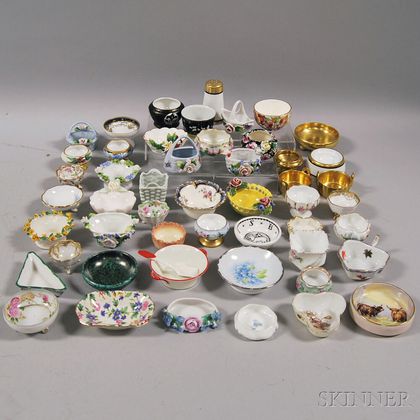 Fifty Mostly European Porcelain Salts