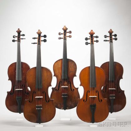 Five Violins. Estimate $200-300