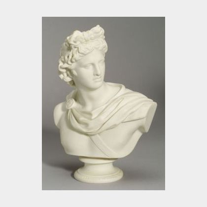 Copeland Parian Bust of Apollo