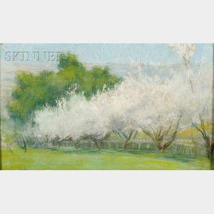 Ellen Day Hale (American, 1855-1940) Almond Blossoms
