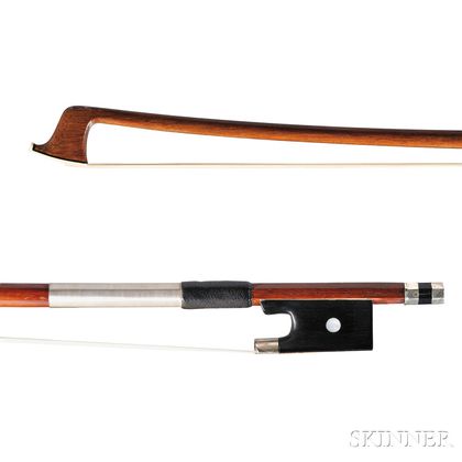 Nickel-mounted Violin Bow, Jean Joseph Martin