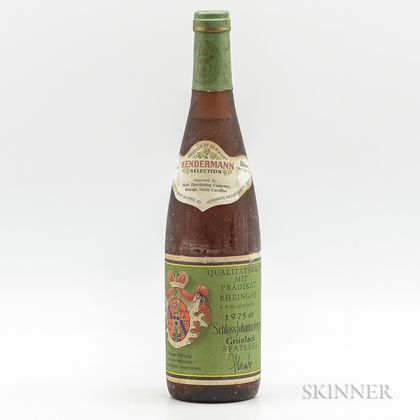 Schloss Johannisberger Grunlack Spatlese Riesling 1975, 1 bottle 