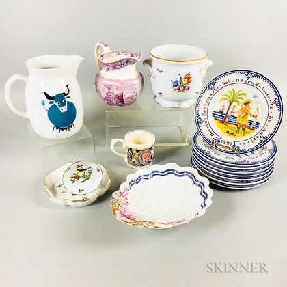 Fifteen Ceramic Tableware Items
