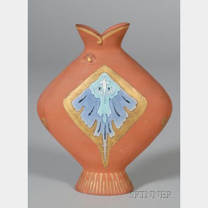 Wedgwood Christopher Dresser Design Terra Cotta Fish Vase