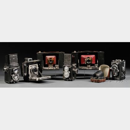 Collection of Six Medium Format Cameras