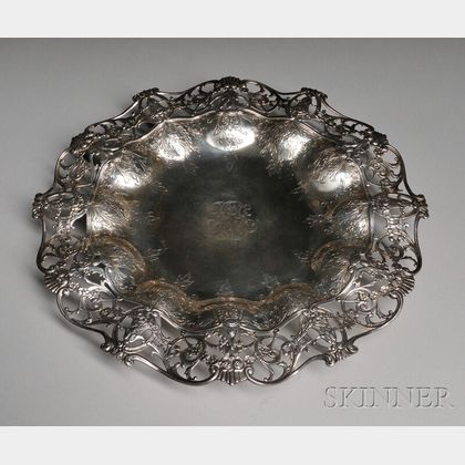 Gorham Reticulated Sterling Silver Footed Serving Dish