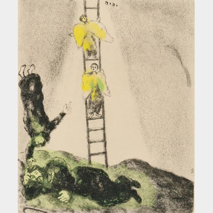 Marc Chagall (French/Russian, 1887-1985) Jacob's Ladder