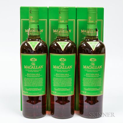 Macallan Edition No. 4, 3 750ml bottles (oc) 