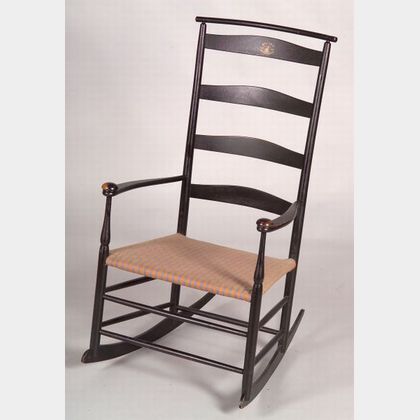Shaker No. 6 Production Armed Rocking Chair
