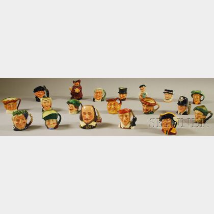 Nineteen Assorted Royal Doulton Ceramic Character Jugs
