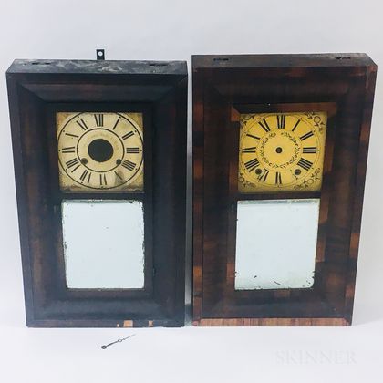 Two Ogee Shelf Clocks