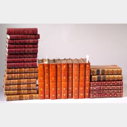 (Decorative Bindings, Ten Titles in Twenty-nine Volumes)