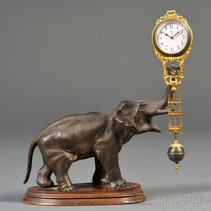 Sold at auction Junghans Elephant Mystery Clock Auction Number