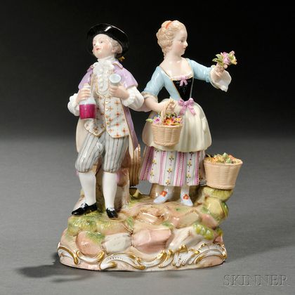 Meissen Porcelain Figure Group