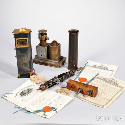 Three Early Patent Models and a Hydraulic Pressure Apparatus
