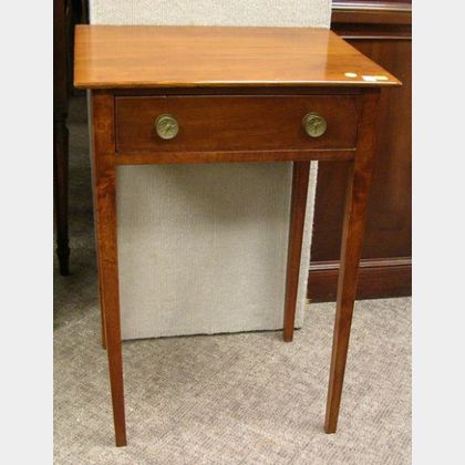 Federal Cherry One-Drawer Stand. 