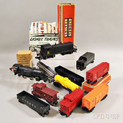 Two Lionel Train Sets and a Group of Accessories