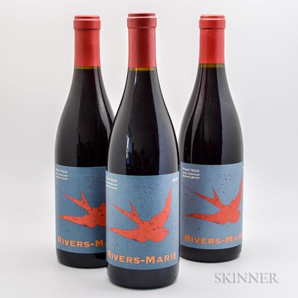 Rivers Marie Pinot Noir Gioia Vineyard Vertical, 3 bottles 