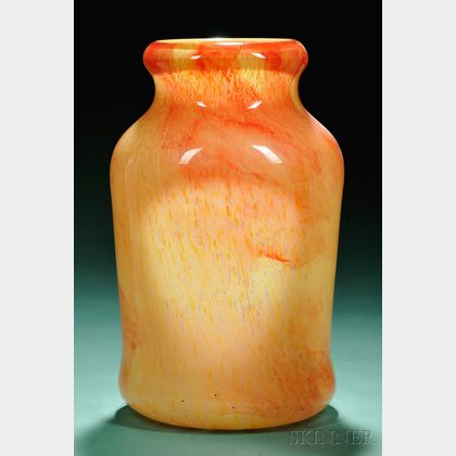 Kimble Cluthra Glass Vase