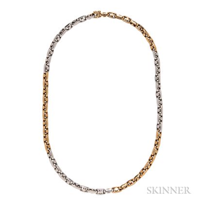 18kt Bicolor Gold Chain