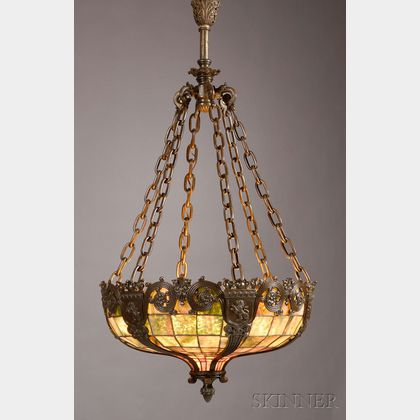 Hanging Lamp, Probably Duffner & Kimberly