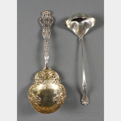 Two Sterling Flatware Serving Pieces