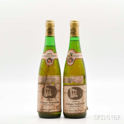 Geschwister Ehses-Berres Zeltinger Sonnenuhr BA 1976, 2 bottle 