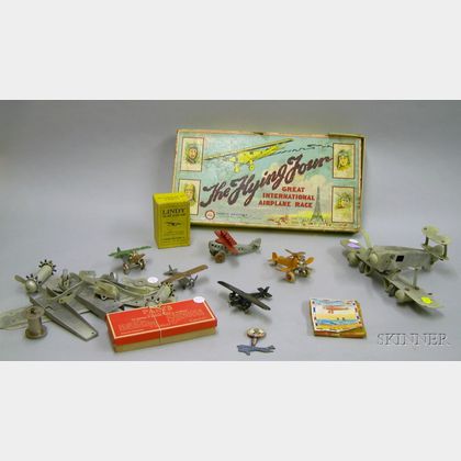 Group of Lindbergh and Airplane Related Toys and Collectibles