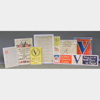 Eight WWI Lithograph Posters