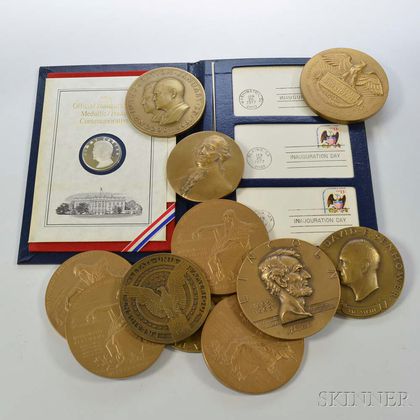 Group of Presidential Commemorative and Judaic Medals