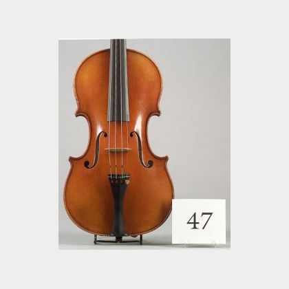Modern French Violin, Amedee Dieudonne Workshop for Rudolph Wurlitzer, 1938