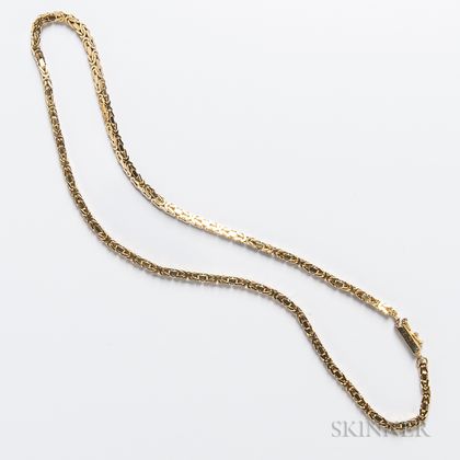 14kt Gold Fancy Link Chain