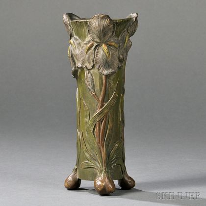 Art Nouveau Iris Vase 