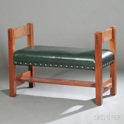 Stickley Arts & Crafts-style Bench 