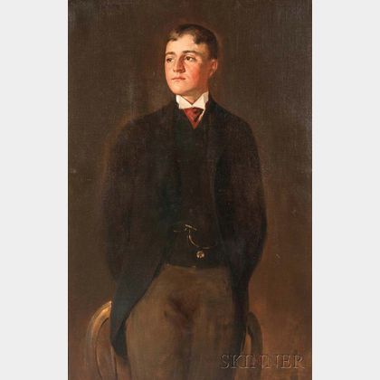John White Alexander (American, 1856-1915) Portrait of Henry Martin Alexander Jr.