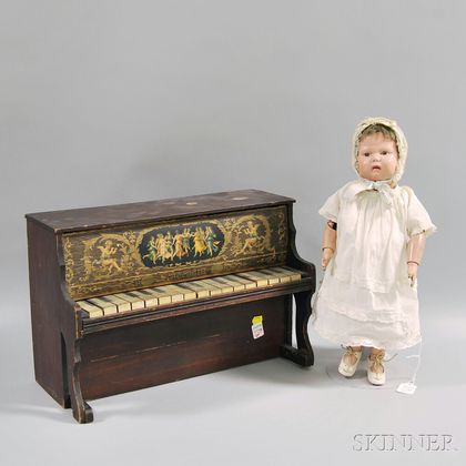 Schoenhut Doll and Piano