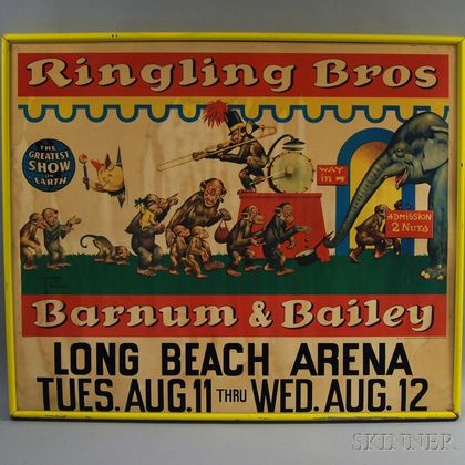 Framed Ringling Brothers/Barnum & Bailey Poster