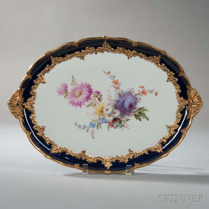 Meissen Porcelain Hand-painted Tray